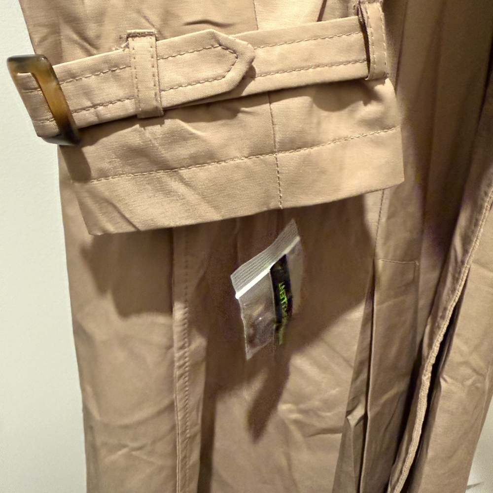 Sam Edelman Tan Double-Breasted Trench Coat - Picture 4 of 7